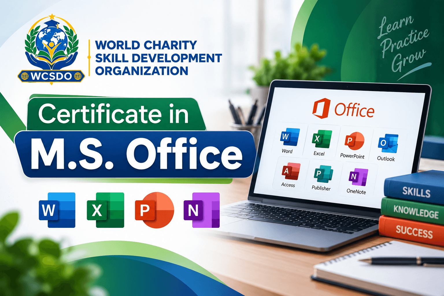 Certificate in M.S. Office